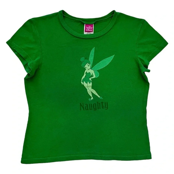Y2K Tinkerbell Baby Tee - Picture 1 of 8